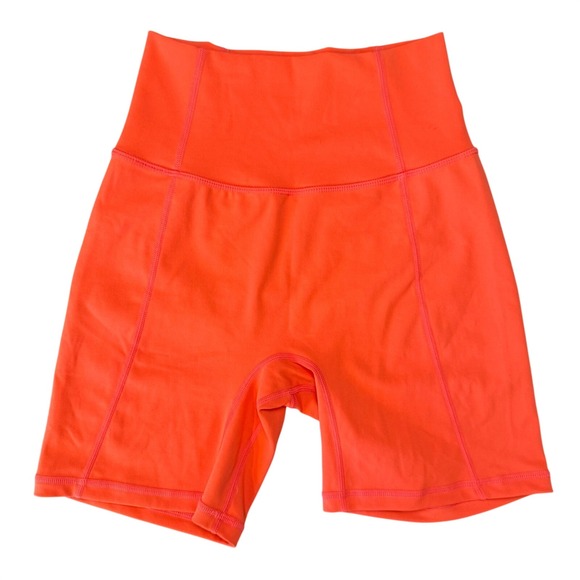 P'TULA Yvette 6" Bike Short - Sun Kissed - Coral/Pink - Medium NWOT - Picture 2 of 5
